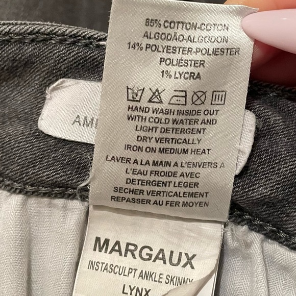 DL1961 Margaux Instasculpt Ankle Skinny Jeans, Size 28 - Picture 7 of 7